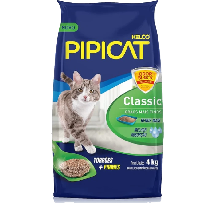 Areia Higiênica Pipicat Classic